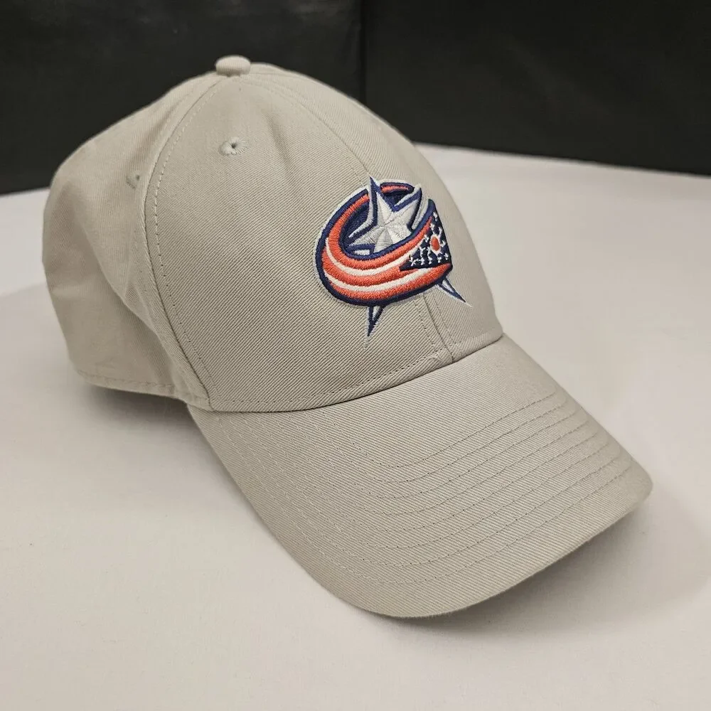 Columbus Blue Jackets Adidas Hat NHlL Hockey Adjustable Hook And Loop Closure